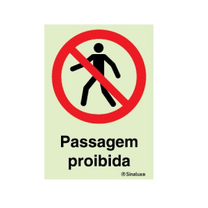 Sinalética Proibição