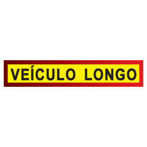 Chapa refletora "Veículo Longo" - Mod. 4
