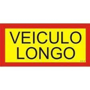 Chapa refletora "Veículo Longo" - Mod. 5